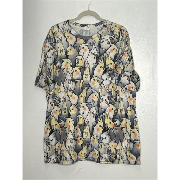 COCKATIEL T-Shirt XXL Funny Bird Lover Gift Halloween Pet Store Owner Gift - Picture 1 of 4